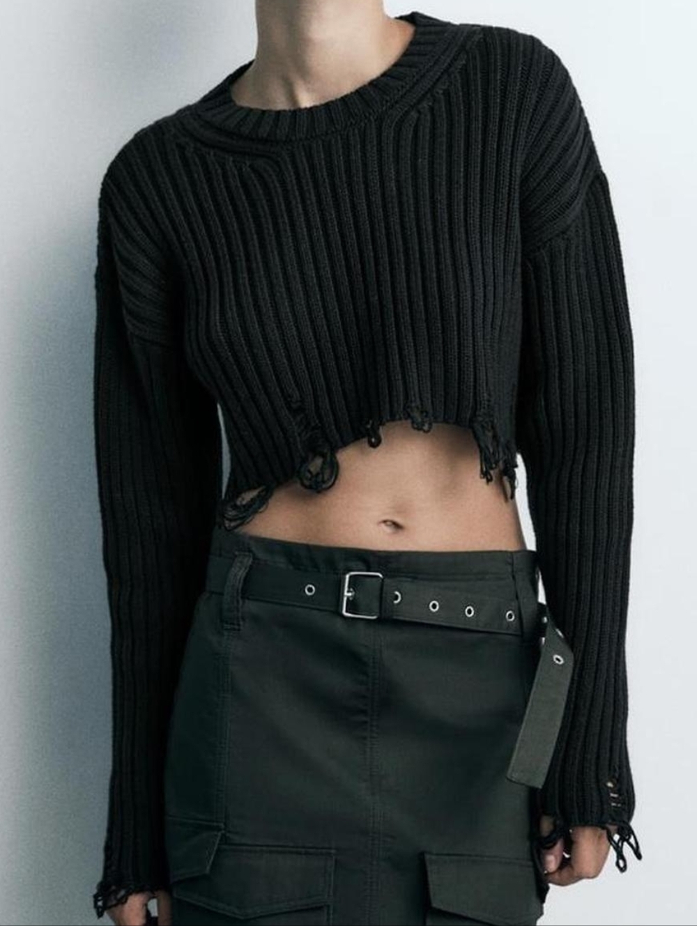 Zara Cropped Sweater